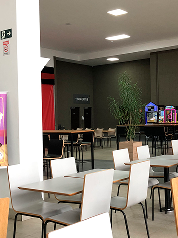 shoppping glicerio boukevar praça de alimentação v